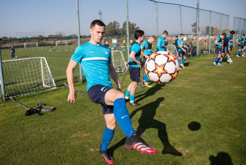 «Газпром»-тренировочные сборы «Зенита»-м в Турции: 25 января, утренняя тренировка