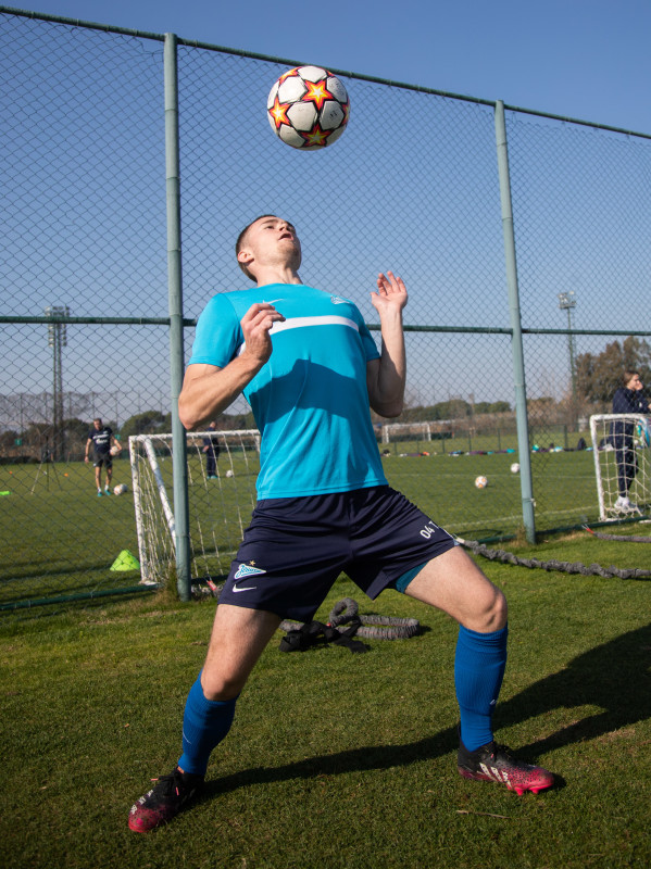 «Газпром»-тренировочные сборы «Зенита»-м в Турции: 25 января, утренняя тренировка