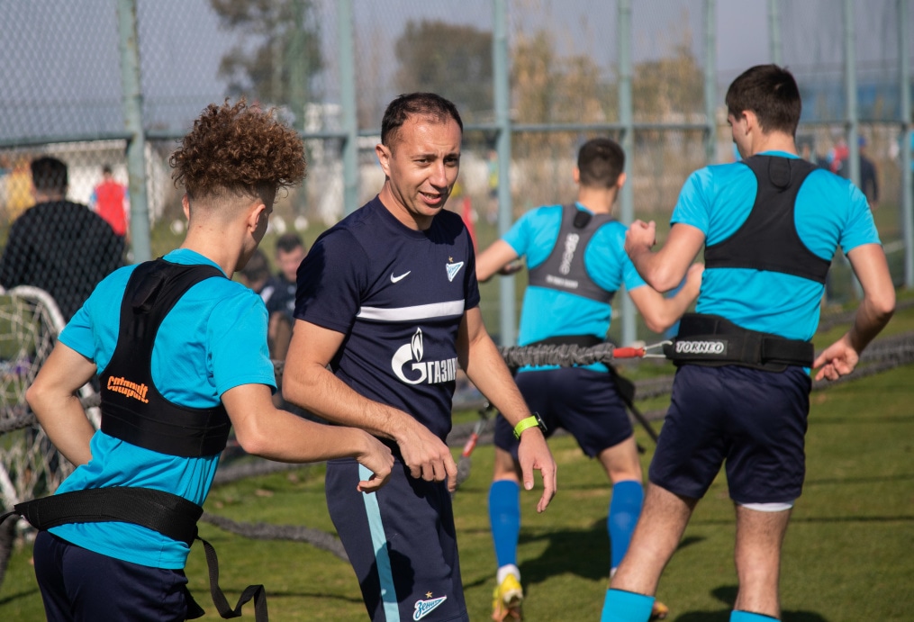«Газпром»-тренировочные сборы «Зенита»-м в Турции: 25 января, утренняя тренировка