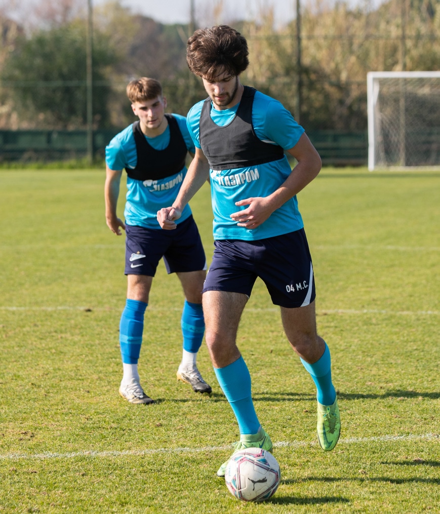 «Газпром»-тренировочные сборы «Зенита»-м в Турции: 25 января, утренняя тренировка