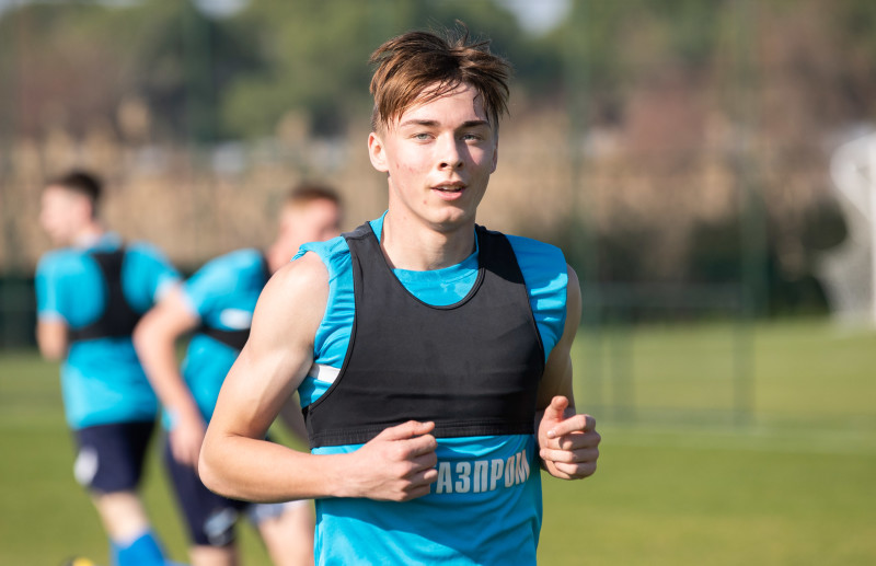 «Газпром»-тренировочные сборы «Зенита»-м в Турции: 25 января, утренняя тренировка