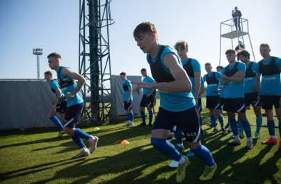 «Газпром»-тренировочные сборы «Зенита»-м в Турции: 25 января, утренняя тренировка