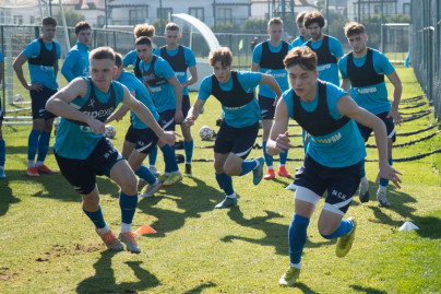 «Газпром»-тренировочные сборы «Зенита»-м в Турции: 25 января, утренняя тренировка