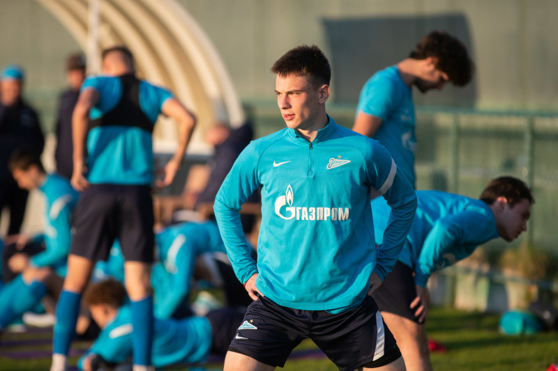 «Газпром»-тренировочные сборы «Зенита»-м в Турции: 30 января, вечерняя тренировка