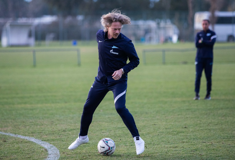 «Газпром»-тренировочные сборы «Зенита»-м в Турции: 30 января, вечерняя тренировка