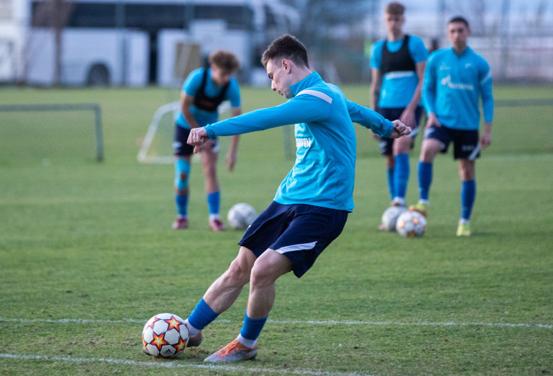 «Газпром»-тренировочные сборы «Зенита»-м в Турции: 30 января, вечерняя тренировка