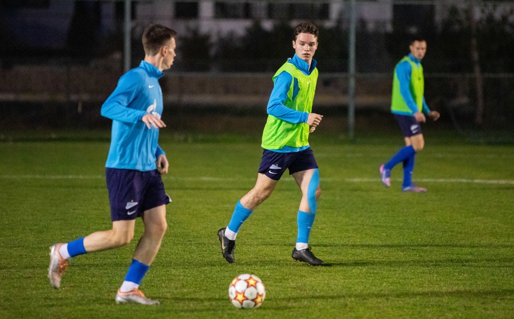 «Газпром»-тренировочные сборы «Зенита»-м в Турции: 30 января, вечерняя тренировка