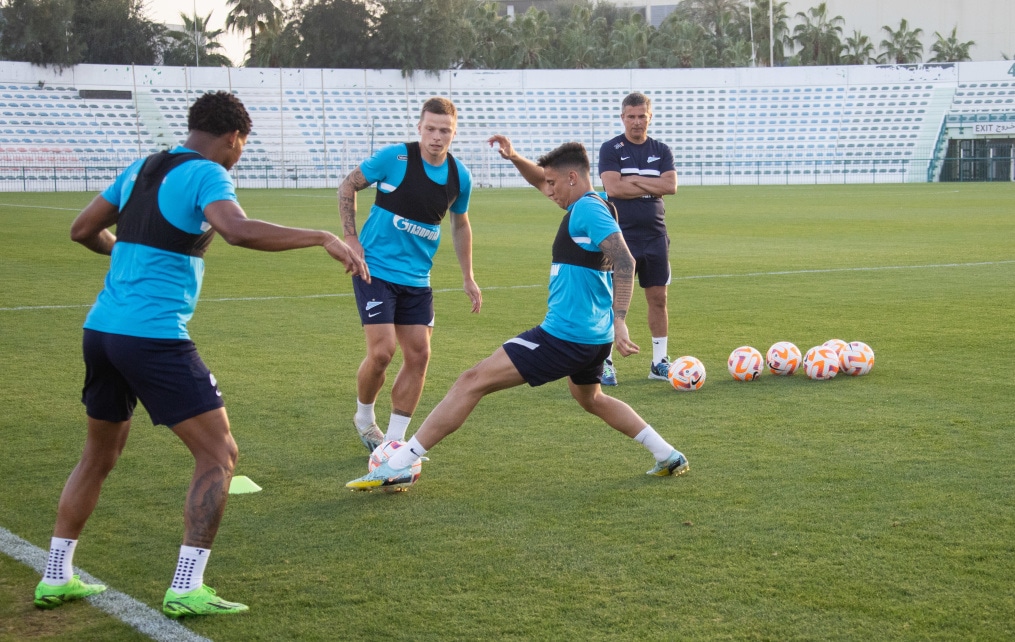 «Газпром» — тренировочные сборы в Дубае, 1 февраля: вечерняя тренировка