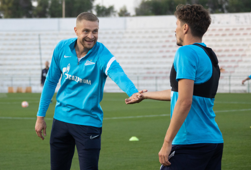 «Газпром» — тренировочные сборы в Дубае, 1 февраля: вечерняя тренировка