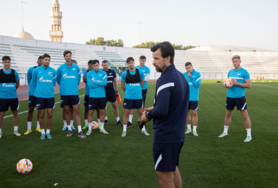 «Газпром» — тренировочные сборы в Дубае, 1 февраля: вечерняя тренировка