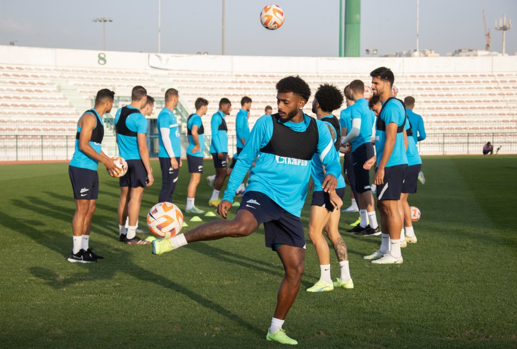 «Газпром» — тренировочные сборы в Дубае, 1 февраля: вечерняя тренировка