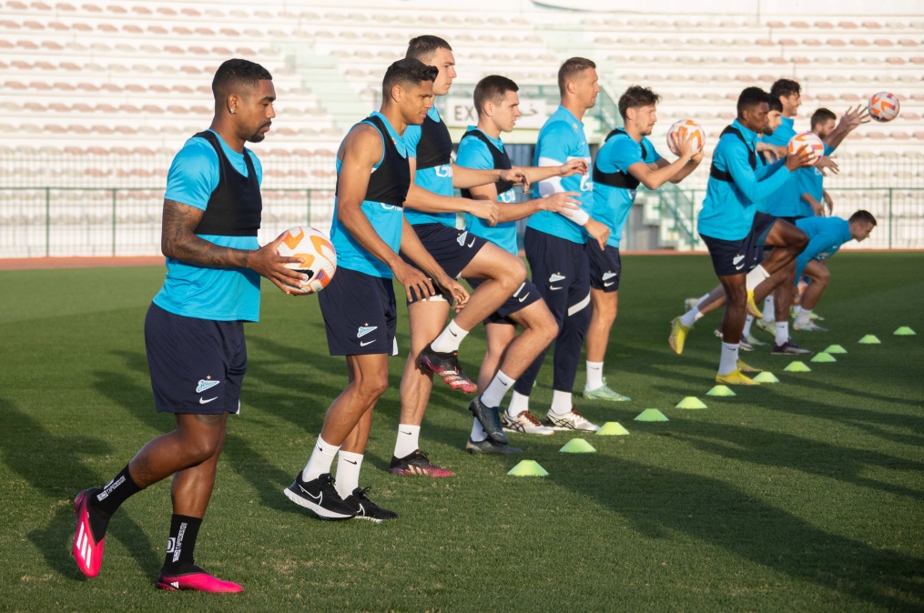 «Газпром» — тренировочные сборы в Дубае, 1 февраля: вечерняя тренировка