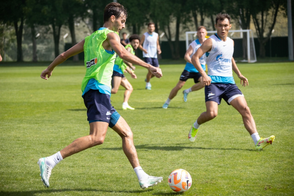 «Газпром» — тренировочные сборы в Дубае, 3 февраля: утренняя тренировка