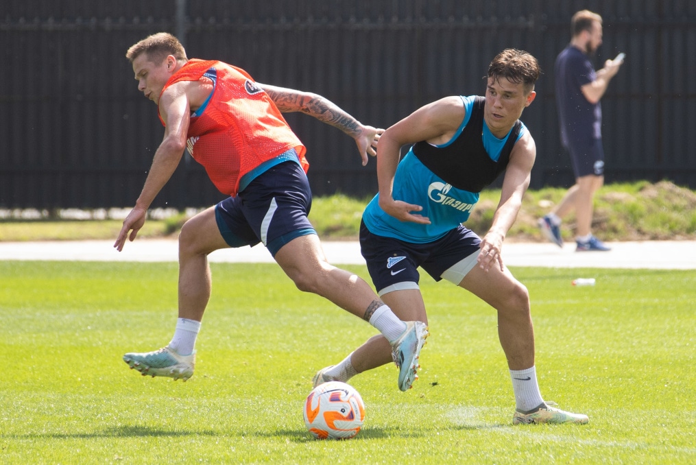 «Газпром» — тренировочные сборы в Дубае, 3 февраля: утренняя тренировка