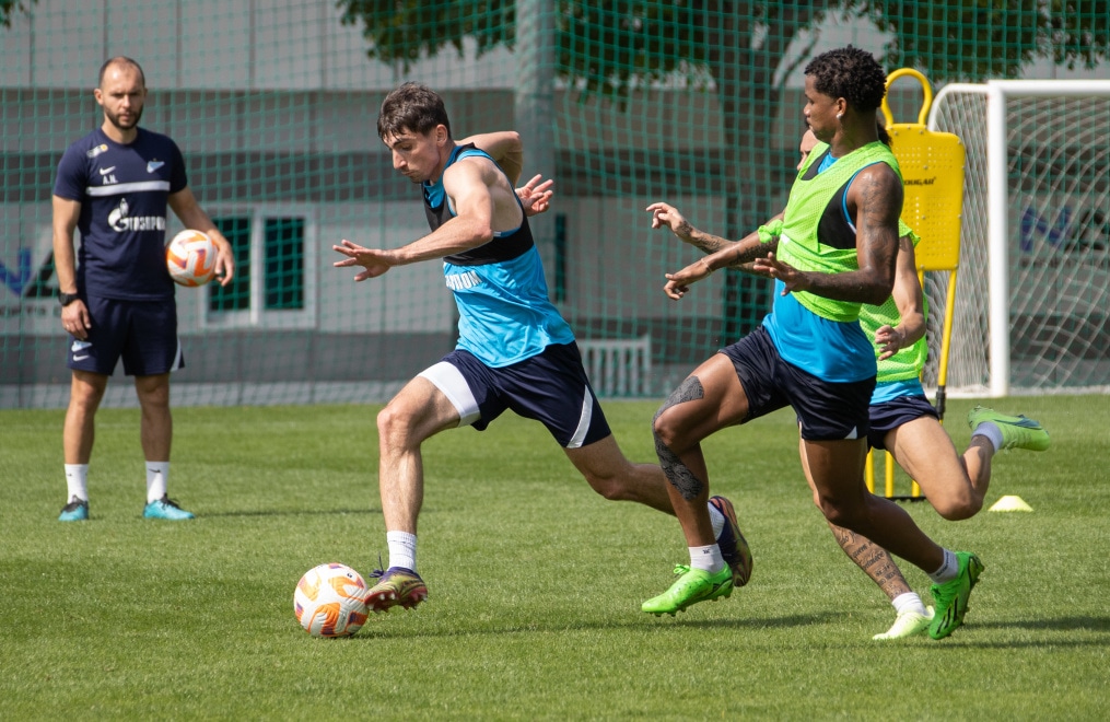 «Газпром» — тренировочные сборы в Дубае, 3 февраля: утренняя тренировка