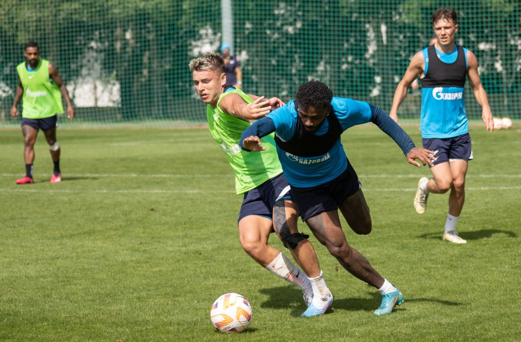 «Газпром» — тренировочные сборы в Дубае, 3 февраля: утренняя тренировка
