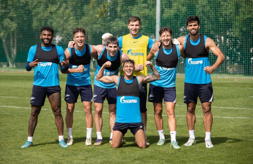 «Газпром» — тренировочные сборы в Дубае, 3 февраля: утренняя тренировка