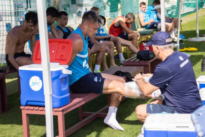 «Газпром» — тренировочные сборы в Дубае, 3 февраля: утренняя тренировка