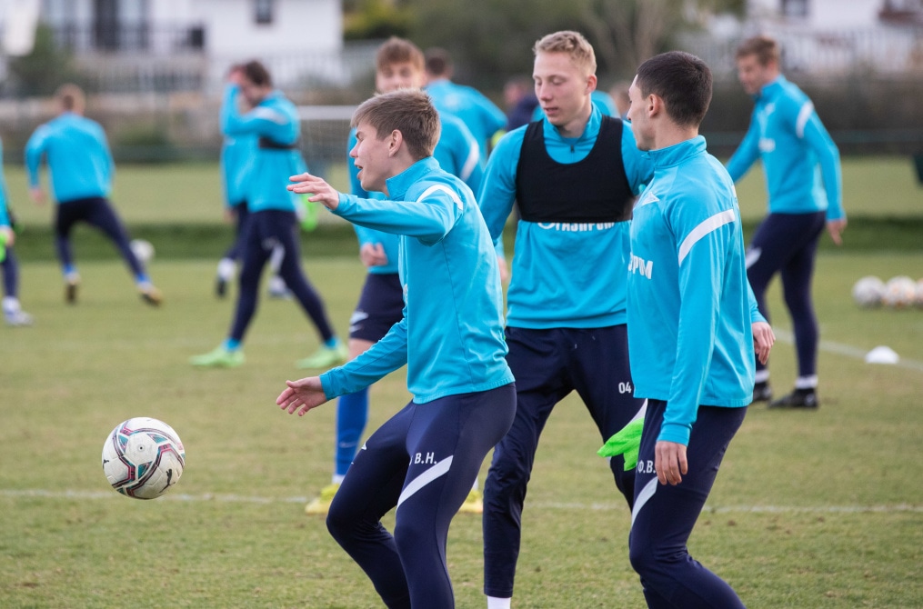 «Газпром»-тренировочные сборы «Зенита»-м в Турции: 3 февраля, вечерняя тренировка