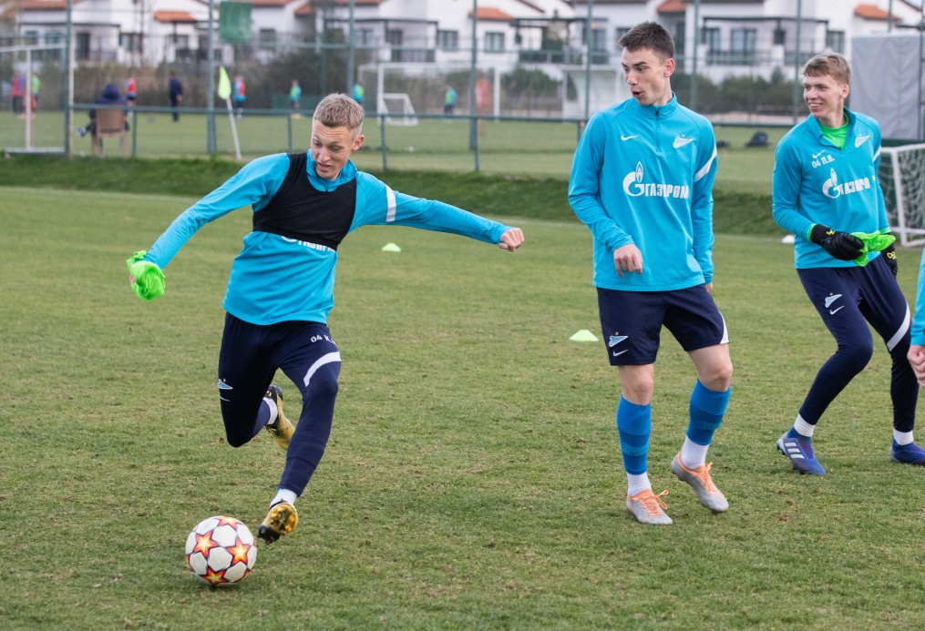 «Газпром»-тренировочные сборы «Зенита»-м в Турции: 3 февраля, вечерняя тренировка