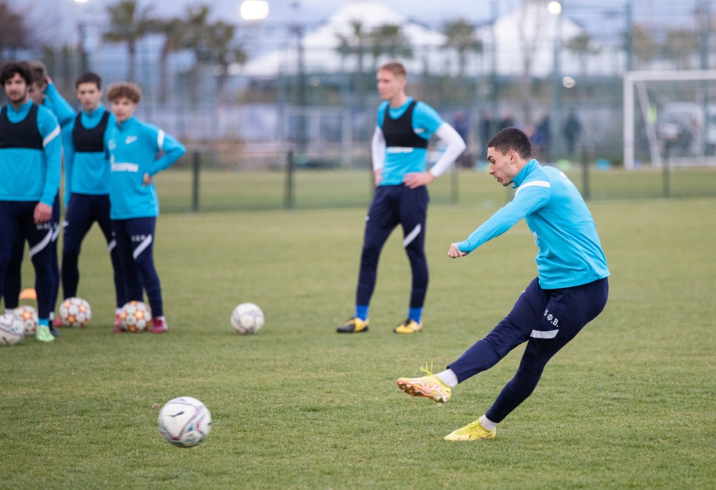 «Газпром»-тренировочные сборы «Зенита»-м в Турции: 3 февраля, вечерняя тренировка