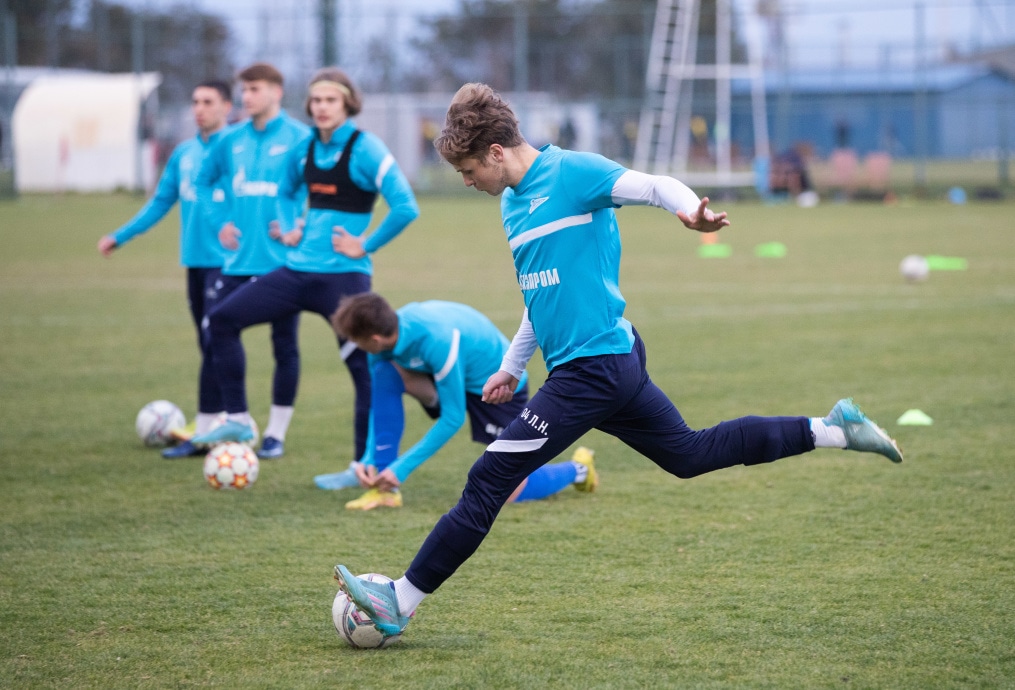 «Газпром»-тренировочные сборы «Зенита»-м в Турции: 3 февраля, вечерняя тренировка