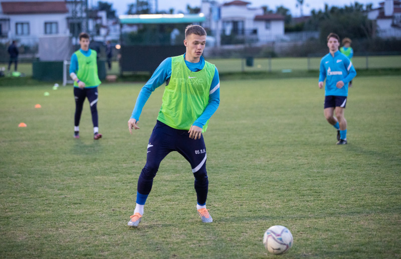 «Газпром»-тренировочные сборы «Зенита»-м в Турции: 3 февраля, вечерняя тренировка