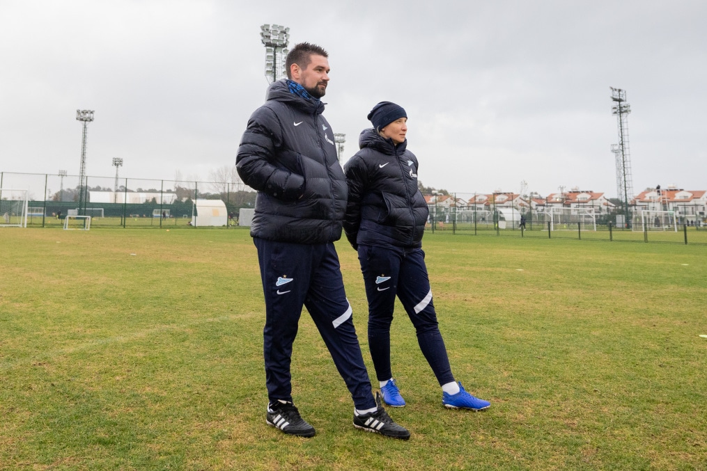 «Газпром»-тренировочные сборы женской  команды «Зенит» в Турции: 5 февраля, вечерняя тренировка