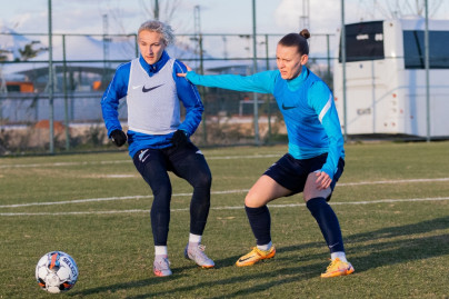 «Газпром»-тренировочные сборы женской  команды «Зенит» в Турции: 7 февраля, вечерняя тренировка