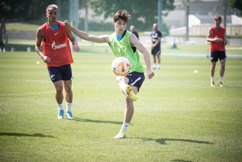 «Газпром»-тренировочные сборы в Дубае: 8 февраля, утренняя тренировка