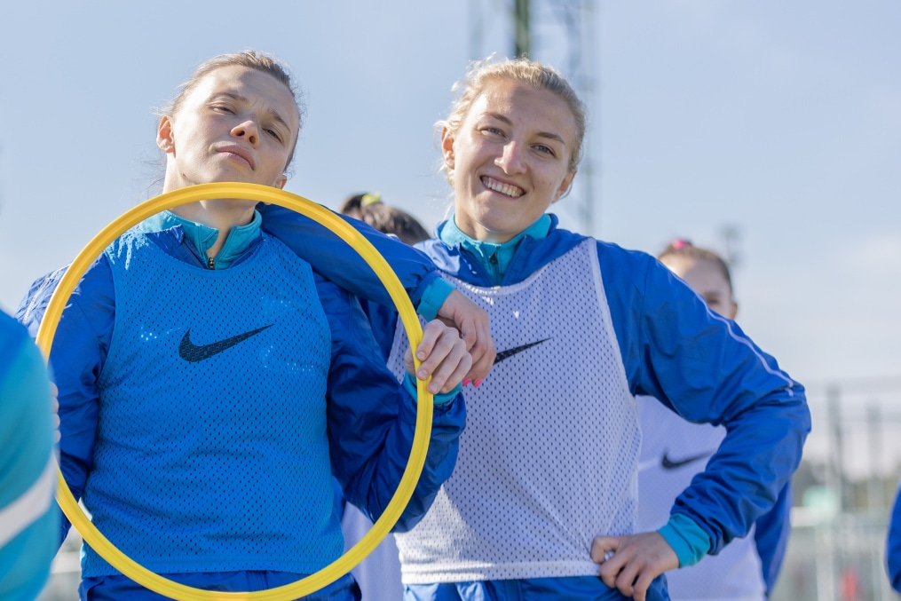 «Газпром»-тренировочные сборы женской  команды «Зенит» в Турции: 9 февраля, утренняя тренировка