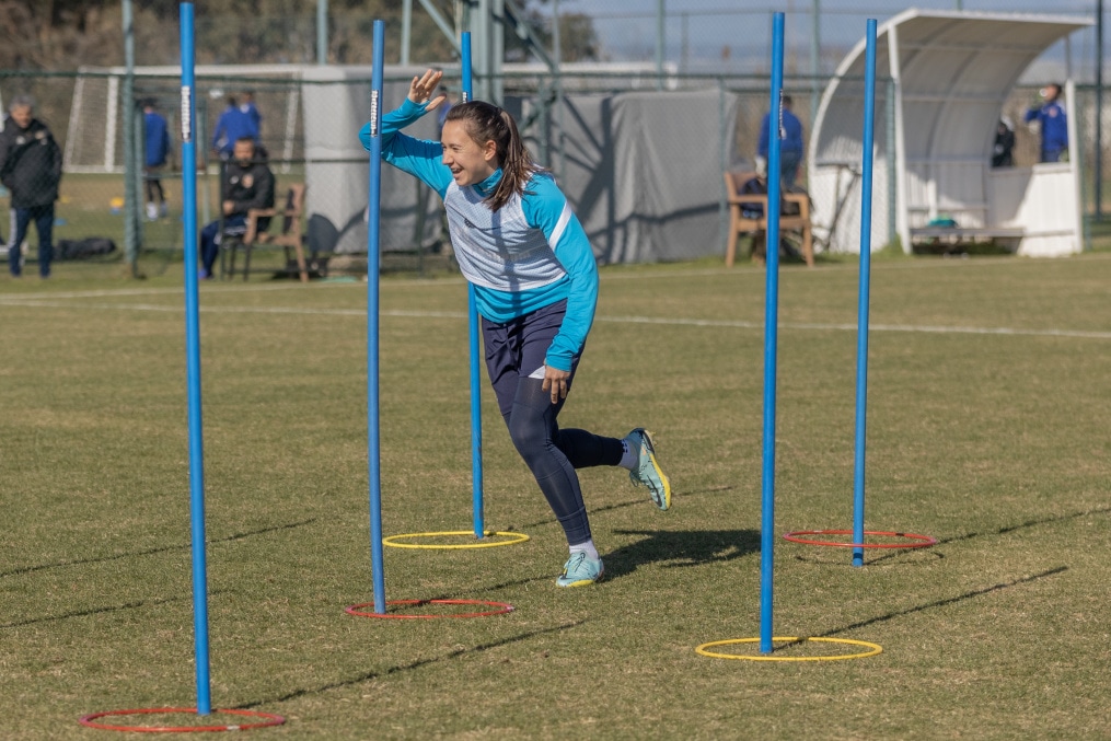 «Газпром»-тренировочные сборы женской  команды «Зенит» в Турции: 9 февраля, утренняя тренировка
