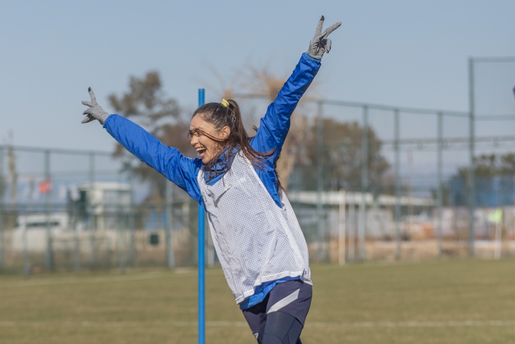 «Газпром»-тренировочные сборы женской  команды «Зенит» в Турции: 9 февраля, утренняя тренировка