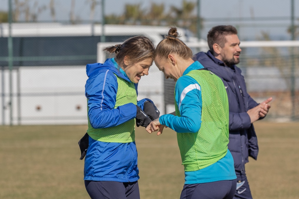 «Газпром»-тренировочные сборы женской  команды «Зенит» в Турции: 9 февраля, утренняя тренировка