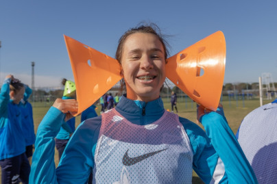 «Газпром»-тренировочные сборы женской  команды «Зенит» в Турции: 9 февраля, утренняя тренировка