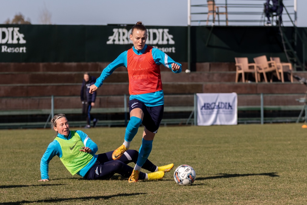 «Газпром»-тренировочные сборы женской  команды «Зенит» в Турции: 10 февраля, утренняя тренировка