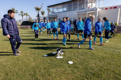 «Газпром»-тренировочные сборы женской  команды «Зенит» в Турции: 10 февраля, утренняя тренировка