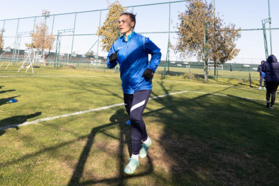 «Газпром»-тренировочные сборы женской  команды «Зенит» в Турции: 10 февраля, утренняя тренировка