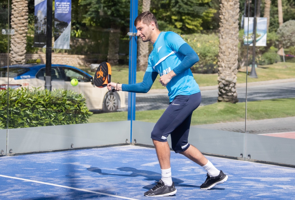 «Газпром» — тренировочные сборы в Дубае, 11 февраля: утренняя тренировка