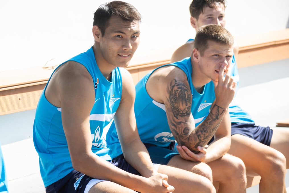 «Газпром» — тренировочные сборы в Дубае, 11 февраля: утренняя тренировка