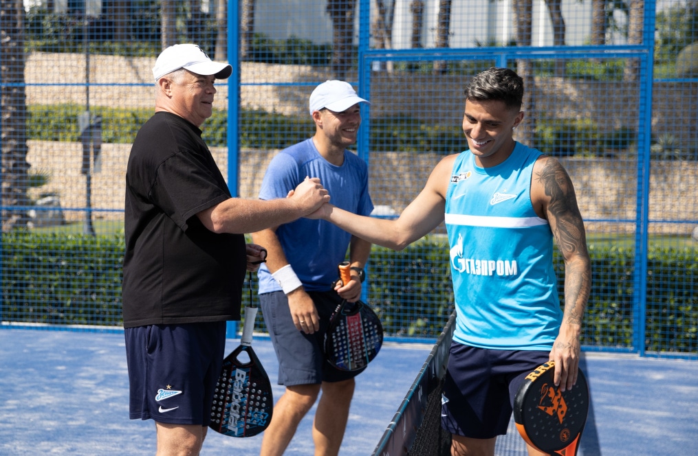 «Газпром» — тренировочные сборы в Дубае, 11 февраля: утренняя тренировка