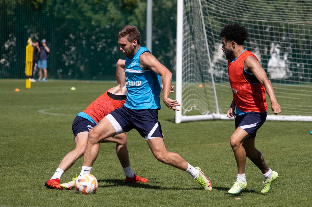 «Газпром» — тренировочные сборы в Дубае, 13 февраля: утренняя тренировка