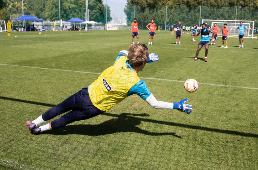 «Газпром» — тренировочные сборы в Дубае, 13 февраля: утренняя тренировка