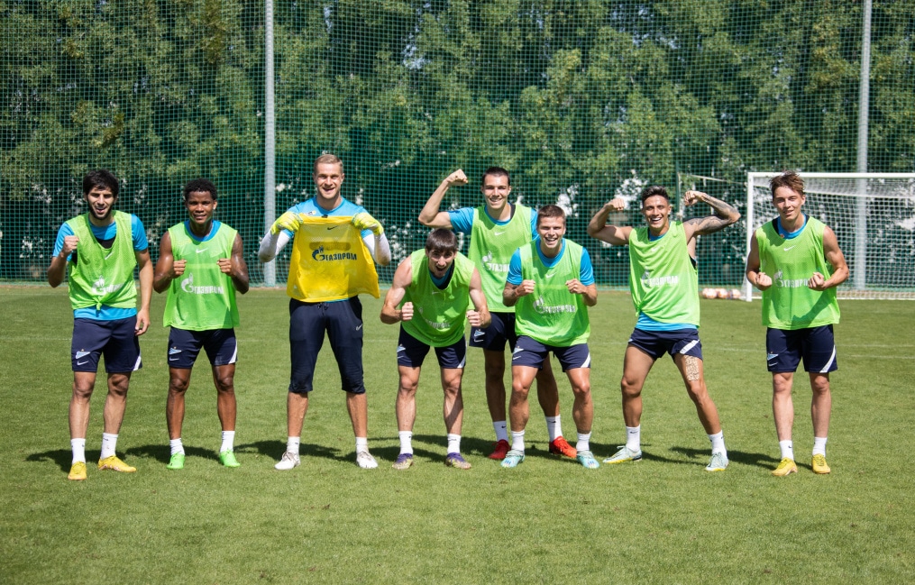 «Газпром» — тренировочные сборы в Дубае, 13 февраля: утренняя тренировка