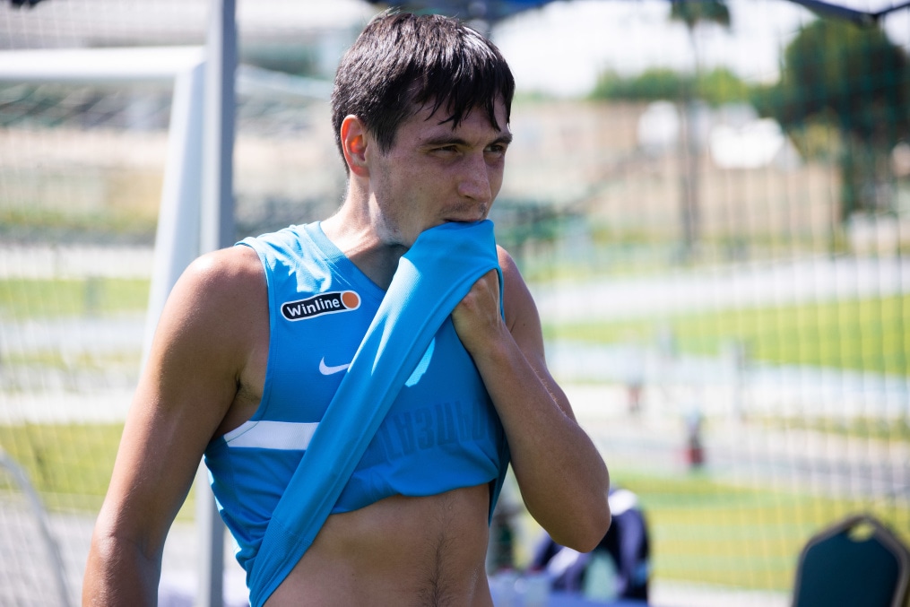 «Газпром» — тренировочные сборы в Дубае, 13 февраля: утренняя тренировка