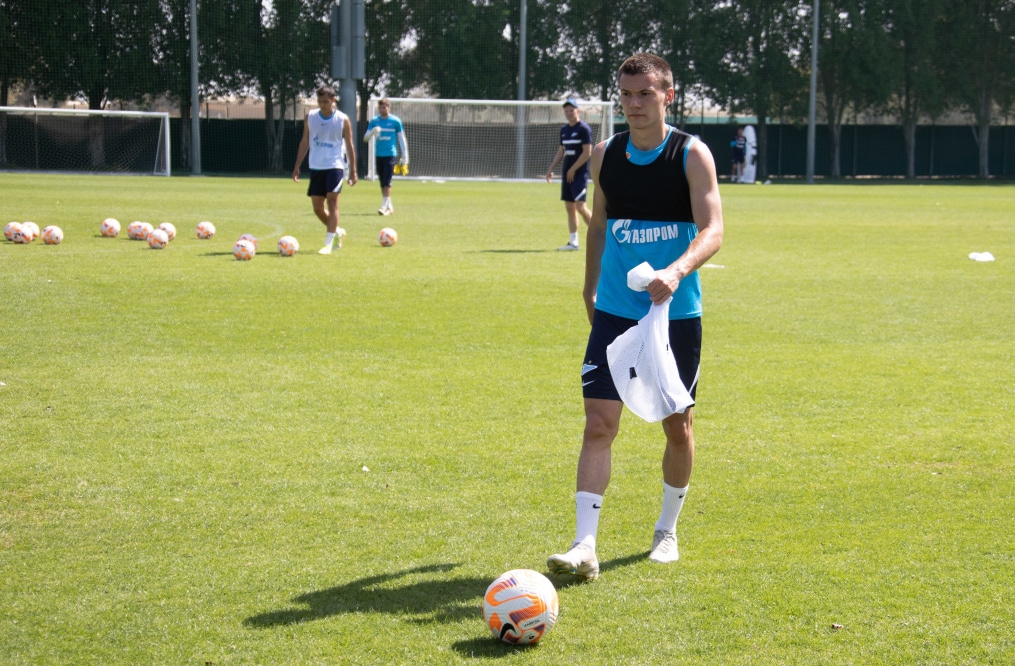 «Газпром» — тренировочные сборы в Дубае, 13 февраля: утренняя тренировка