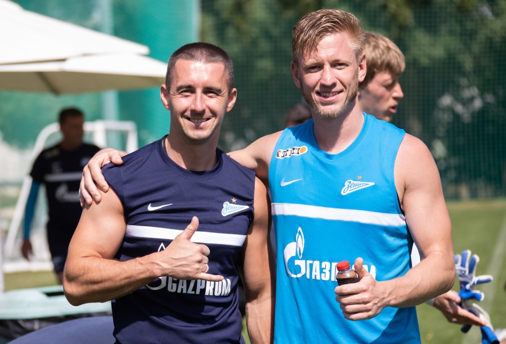 «Газпром» — тренировочные сборы в Дубае, 13 февраля: утренняя тренировка