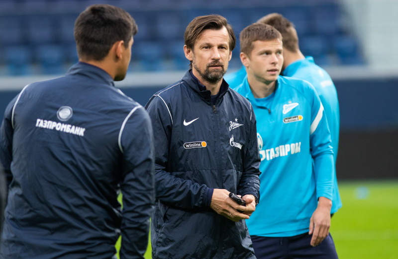 Первая тренировка Роберта Ренана в «Зените»