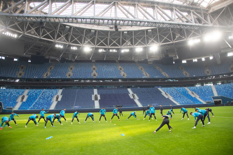 Первая тренировка Роберта Ренана в «Зените»