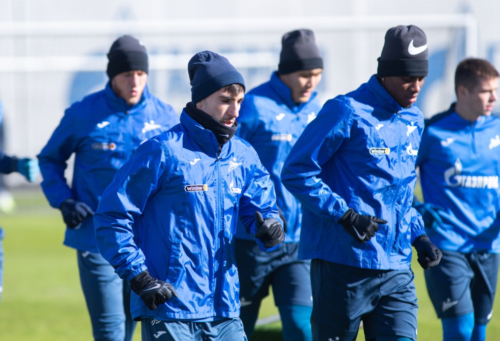 Открытая тренировка «Зенита» перед матчем с ЦСКА
